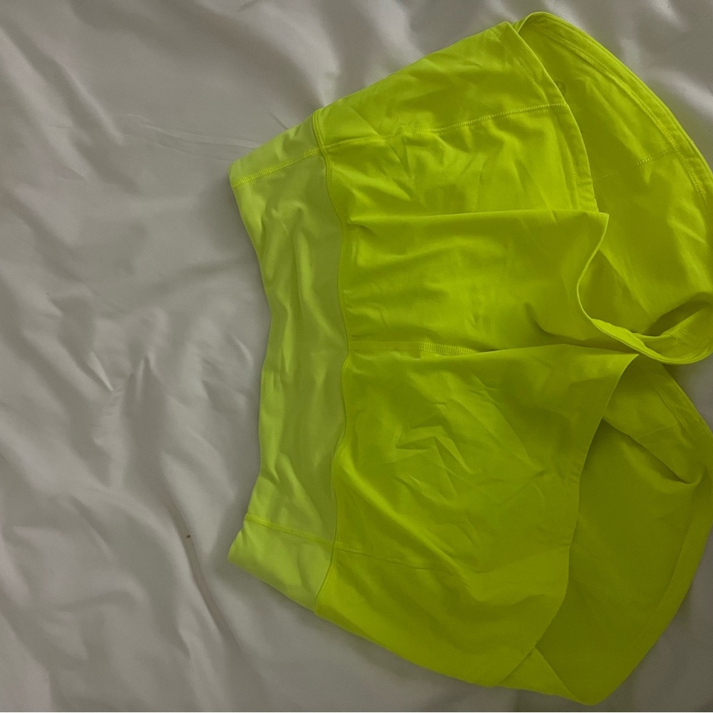 Neon Yellow Lululemon speed ups size 4